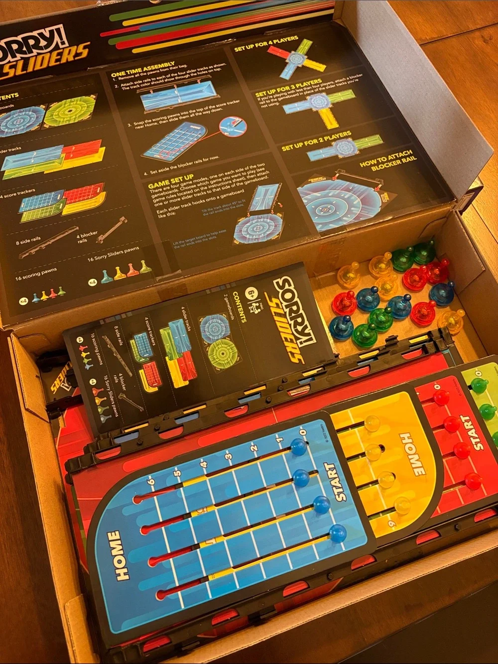 Hasbro Sorry! Sliders Board Game and CLUE something’s fishy